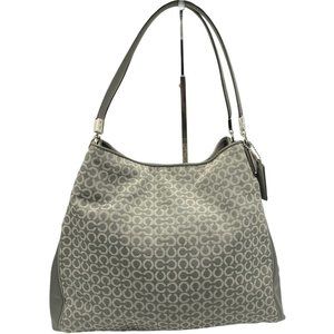 Coach OP Art Needlepoint Madison Phoebe Shoulder T